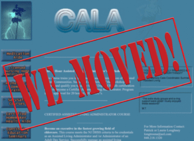 www.NJCala.com gets a facelift and a new home